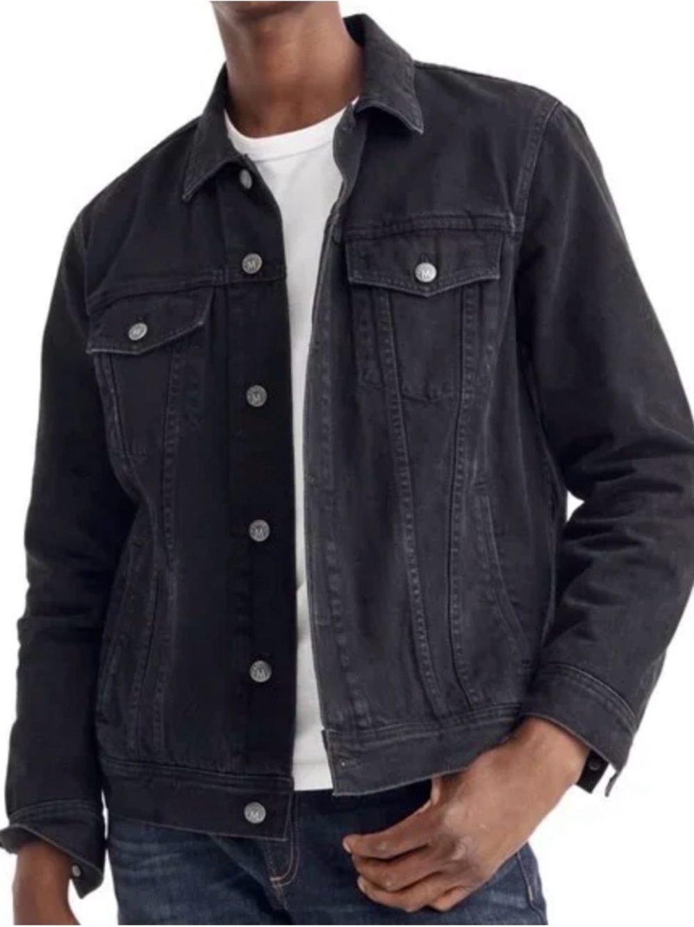 Madewell Black Denim Jacket